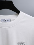 Loewe 26SS Classic Embroidered Logo Short Sleeve Unisex Casual Loose T-shirt