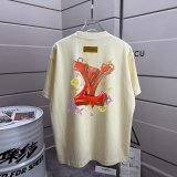 Louis Vuitton 26SS Personalized Logo Printed Short Sleeve Unisex Casual Versatile T-shirt
