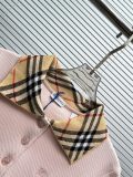 Burberry Women's Classic Embroidered War Horse Checkered Collar Polo Shirt
