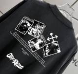 Off White 26SS Personalized Logo Religious Printed Wash Short Sleeve Unisex Casual Versatile T-shirt