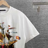 Louis Vuitton New Fashion Cruise Logo Printed Short Sleeve Unisex Casual Versatile T-shirt