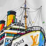 Louis Vuitton New Fashion Cruise Logo Printed Short Sleeve Unisex Casual Versatile T-shirt
