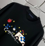 Louis Vuitton 26SS Personalized Logo Printed Short Sleeve Unisex Casual Versatile T-shirt