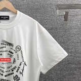Balenciaga 26SS Personalized Logo Printed Short Sleeve Unisex Casual Versatile T-shirt