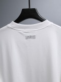 Loewe 26SS Classic Embroidered Logo Short Sleeve Unisex Casual Loose T-shirt