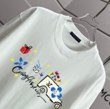 Louis Vuitton 26SS Personalized Logo Printed Short Sleeve Unisex Casual Versatile T-shirt
