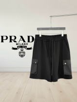 Prada Couple Classic Triangle Logo Double Side Large Pocket Casual Versatile Shorts Prada Couple Classic Triangle Logo Double Side Large Pocket Casual Versatile Shorts