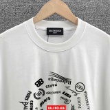 Balenciaga 26SS Personalized Logo Printed Short Sleeve Unisex Casual Versatile T-shirt