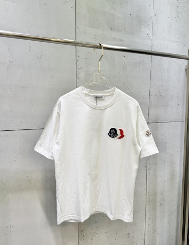 Moncler 26SS Fashion Embroidered Logo Short Sleeve Unisex Casual Versatile T-shirt