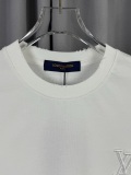 Louis Vuitton Classic 3D Embroidered Logo Short Sleeve Unisex Casual Versatile T-shirt