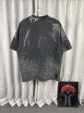 Balenciaga Retro Personalized Logo Printed Short Sleeve Unisex Casual Loose Washed T-shirt