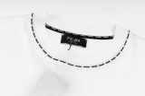 Fendi Couple Classic Logo Jacquard Round Neck Short Sleeve Knitted Polo Shirt