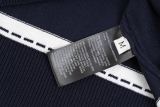 Fendi Couple Classic Logo Jacquard Round Neck Short Sleeve Knitted Polo Shirt