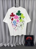 Chrome Hearts Fashion Patchwork Embroidered Cross Short Sleeve Couple Casual Versatile T-shirt