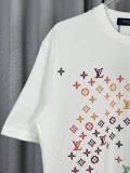 Louis Vuitton Classic Embroidered Logo Short Sleeve Unisex Casual Versatile T-shirt