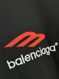 Balenciaga 26SS Classic Embroidered Logo Short Sleeve Unisex Casual Loose T-shirt