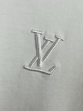 Louis Vuitton Classic 3D Embroidered Logo Short Sleeve Unisex Casual Versatile T-shirt