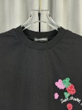 Chrome Hearts Fashion Patchwork Embroidered Cross Short Sleeve Couple Casual Versatile T-shirt