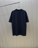 Dior Classic Letter Logo Printed T-shirt Unisex Loose Casual Short Sleeve