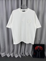Chrome Hearts 26SS Classic Patchwork Embroidered Short Sleeve Couple Casual Versatile T-shirt