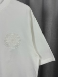 Chrome Hearts 26SS Classic Patchwork Embroidered Short Sleeve Couple Casual Versatile T-shirt