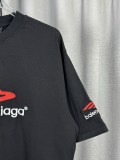 Balenciaga 26SS Classic Embroidered Logo Short Sleeve Unisex Casual Loose T-shirt