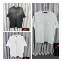 Louis Vuitton Classic Embroidered Logo Short Sleeve Unisex Casual Versatile T-shirt Louis Vuitton Classic Embroidered Logo Short Sleeve Unisex Casual Versatile T-shirt