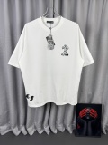 Chrome Hearts 26SS Classic Patchwork Embroidered Short Sleeve Couple Casual Versatile T-shirt