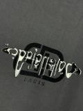 Balenciaga Retro Personalized Logo Printed Short Sleeve Unisex Casual Loose Washed T-shirt
