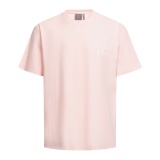 Dior Simple Embroidered Logo Short Sleeve Couple's Casual Versatile Round Neck T-shirt