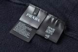 Prada Women's Classic Embroidered Logo Short Knitted Shirt