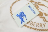 Burberry Classic Embroidered Hemp Rope War Horse Short Sleeve Women's Casual Versatile Round Neck T-shirt