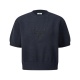 Prada Women's Classic Embroidered Logo Short Knitted Shirt