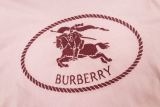 Burberry Classic Embroidered Hemp Rope War Horse Short Sleeve Women's Casual Versatile Round Neck T-shirt