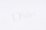 Dior Simple Embroidered Logo Short Sleeve Couple's Casual Versatile Round Neck T-shirt