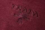 Prada Women's Classic Embroidered Logo Short Knitted Shirt