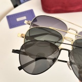 Gucci Couple Fashion Versatile Pilot Sunglasses Size: 50-14-156