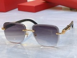 Cartier Fashion Versatile Frameless Sunglasses Size: 61-13-142