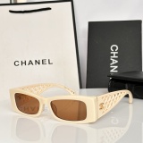 Chanel Women's Fashion Versatile Square Frame Sunglasses Size: 54-17-131