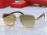 Cartier Fashion Versatile Frameless Sunglasses Size: 61-13-142