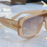 Chanel Personalized Fashion Versatile Sunglasses Size: 53-17-130