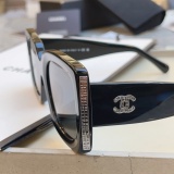 Chanel Fashion Versatile Square Frame Sunglasses Size: 53-22-140