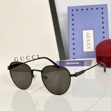Gucci Couple Fashion Versatile Pilot Sunglasses Size: 48-21-145