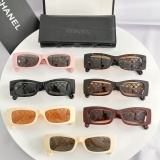 Chanel Women's Fashion Versatile Square Frame Sunglasses Size: 54-17-131