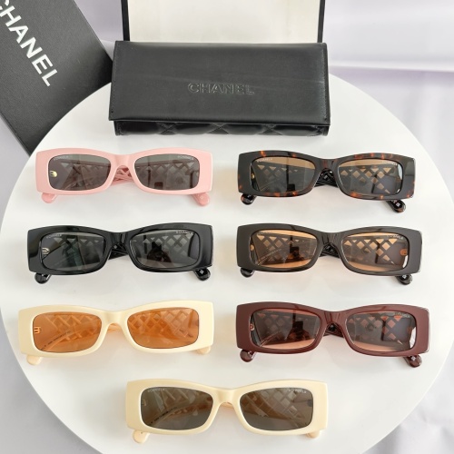 Chanel Women's Fashion Versatile Square Frame Sunglasses Size: 54-17-131