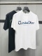 Dior 26SS Heavy Industry 3D Embroidered Logo Short Sleeve Unisex Casual Versatile T-shirt