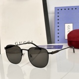 Gucci Couple Fashion Versatile Pilot Sunglasses Size: 45-18-145
