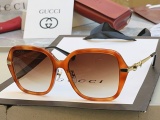 Gucci Fashion Versatile Square Frame Sunglasses Size: 57-17-145