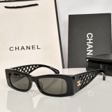 Chanel Women's Fashion Versatile Square Frame Sunglasses Size: 54-17-131