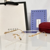 Gucci Couple Fashion Versatile Frameless Sunglasses Size: 55-17-145